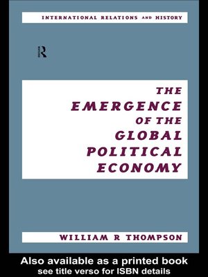 cover image of The Emergence of the Global Political Economy